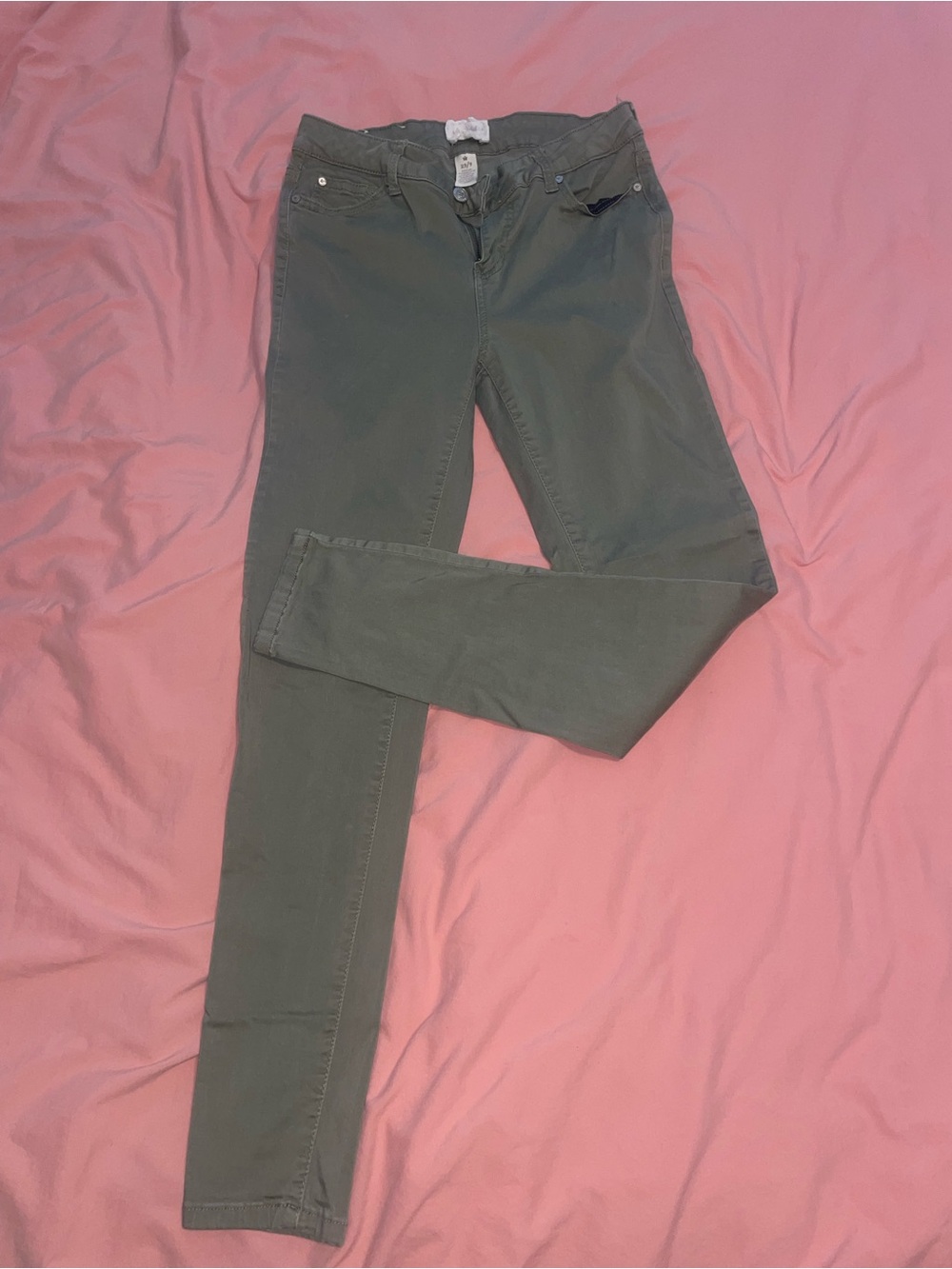 Altar'd State Olive Green Skinny Jeans